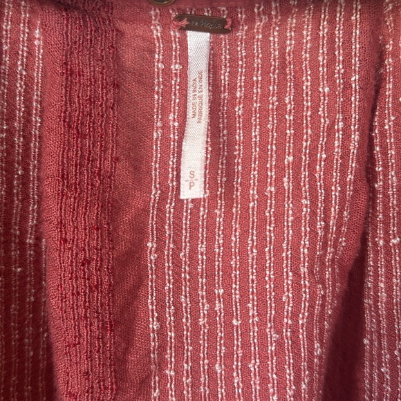Free People Against All Odds Blouse Striped Size small - Picture 4 of 6